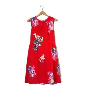 Lark & Ro Women's Sleeveless Floral Print A-Line Dress